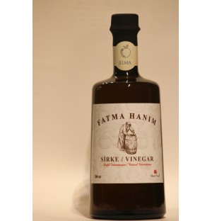 FATMA HANIM  Elma Sirkesi 500 ml / Meşe Fıçılarında Doğal Fermantasyon
