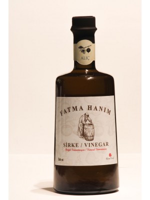 FATMA HANIM  Alıç Sirkesi 500 ml / Meşe Fıçılarında Doğal Fermantasyon