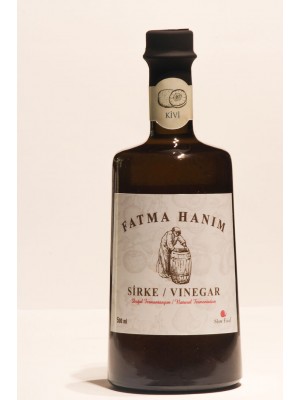 FATMA HANIM Kivi Sirkesi 500 ml / Meşe Fıçılarında Doğal Fermantasyon
