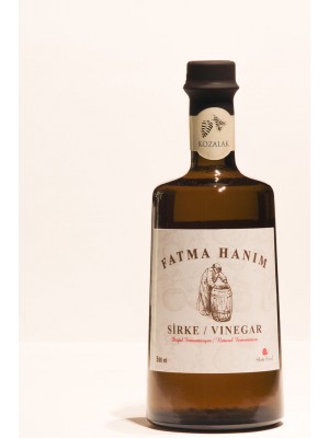 FATMA HANIM Çam Kozalağı Sirkesi 500 ml / Meşe Fıçılarında Doğal Fermantasyon