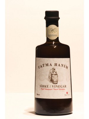 FATMA HANIM Reyhan Sirkesi 500 ml / Meşe Fıçılarında Doğal Fermantasyon