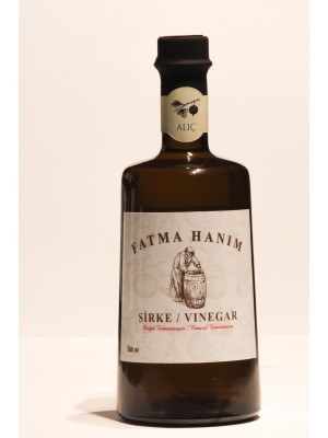 FATMA HANIM  Alıç Sirkesi 500 ml / Meşe Fıçılarında Doğal Fermantasyon