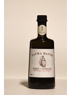 FATMA HANIM Ananas Sirkesi 500 ml / Meşe Fıçılarında Doğal Fermantasyon
