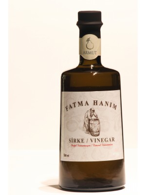 FATMA HANIM Armut Sirkesi 500 ml / Meşe Fıçılarında Doğal Fermantasyon