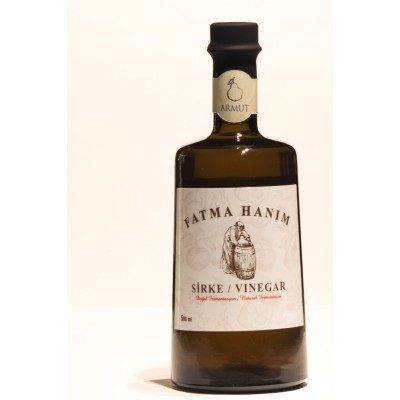 FATMA HANIM Armut Sirkesi 500 ml / Meşe Fıçılarında Doğal Fermantasyon