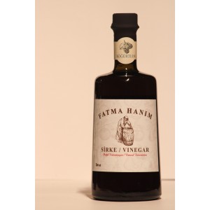 FATMA HANIM  Böğürtlen Sirkesi 500 ml / Meşe Fıçılarında Doğal Fermantasyon