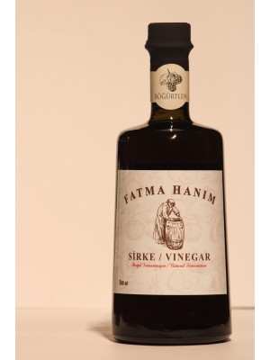 FATMA HANIM  Böğürtlen Sirkesi 500 ml / Meşe Fıçılarında Doğal Fermantasyon