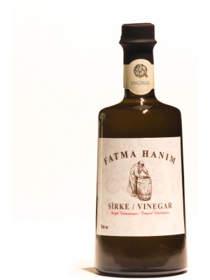 FATMA HANIM Enginar Sirkesi 500 ml / Meşe Fıçılarında Doğal Fermantasyon