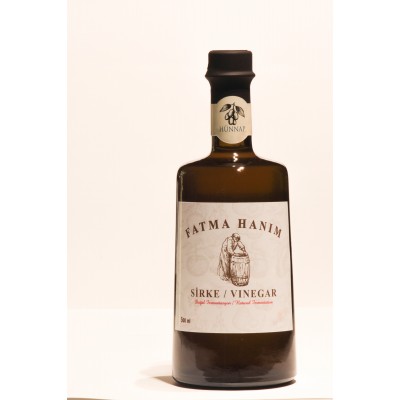 FATMA HANIM  Hünnap Sirkesi 500 ml / Meşe Fıçılarında Doğal Fermantasyon