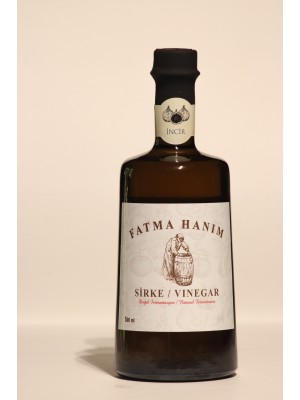 FATMA HANIM İncir Sirkesi 500 ml / Meşe Fıçılarında Doğal Fermantasyon