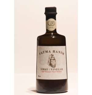 FATMA HANIM Kivi Sirkesi 500 ml / Meşe Fıçılarında Doğal Fermantasyon
