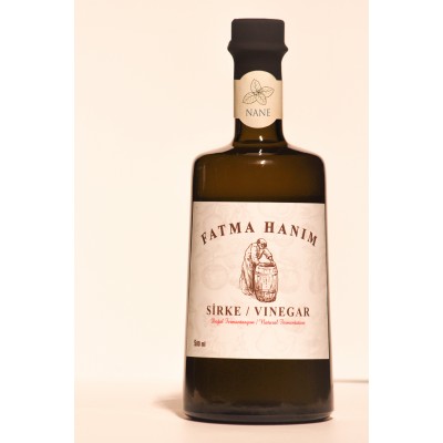 FATMA HANIM  Nane Sirkesi 500 ml / Meşe Fıçılarında Doğal Fermantasyon